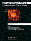 ASTRONOMISCHE NACHRICHTEN雜志封面